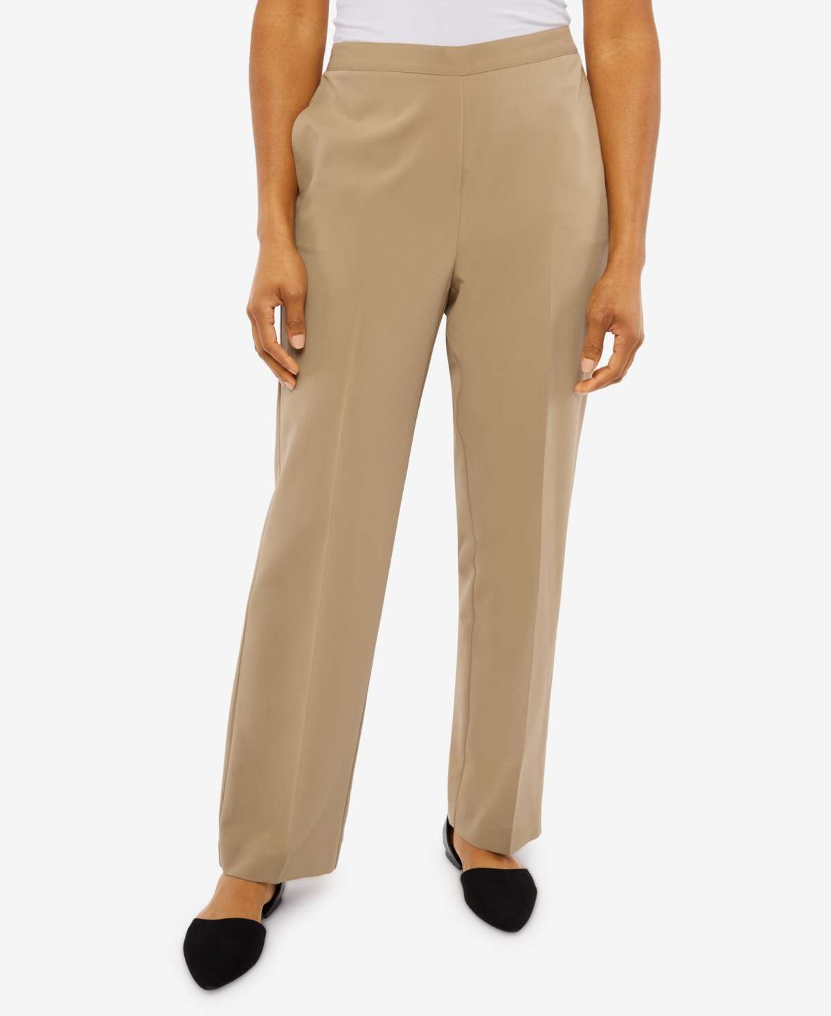 Alfred Dunner Petite Short Marrakech Feeling New Classic Pants In Pecan ModeSens