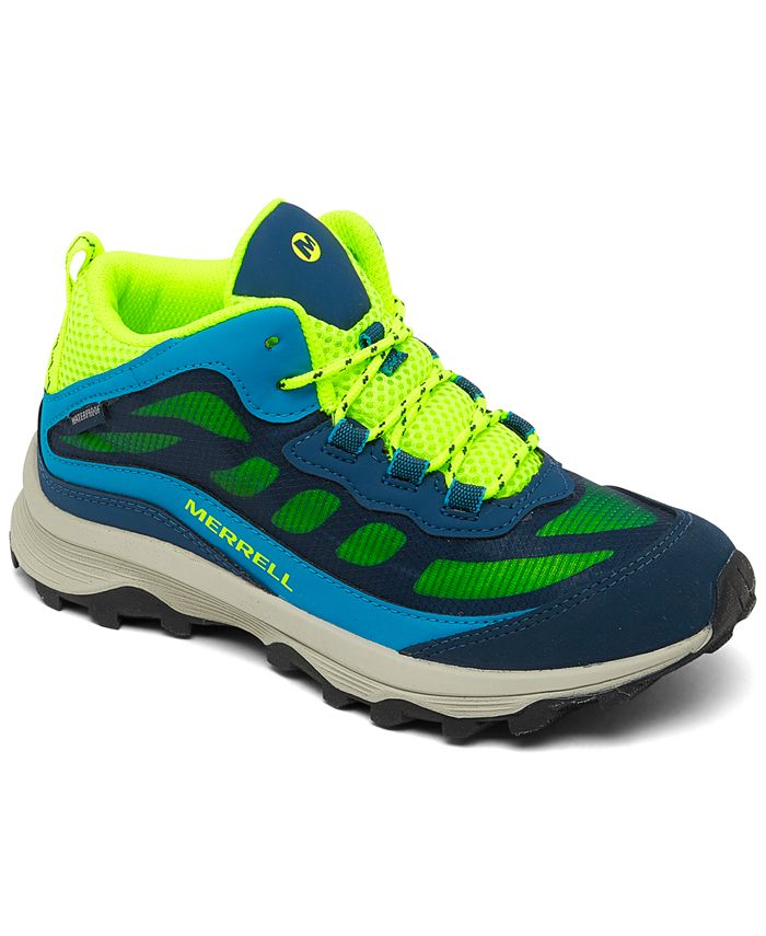 Merrell Little Kids Moab Speed Mid Water Resistant Hybrid Sneakers