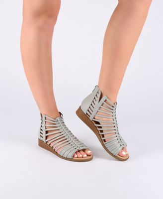 Women's Delilah Gladiator Sliver Wedge Sandals