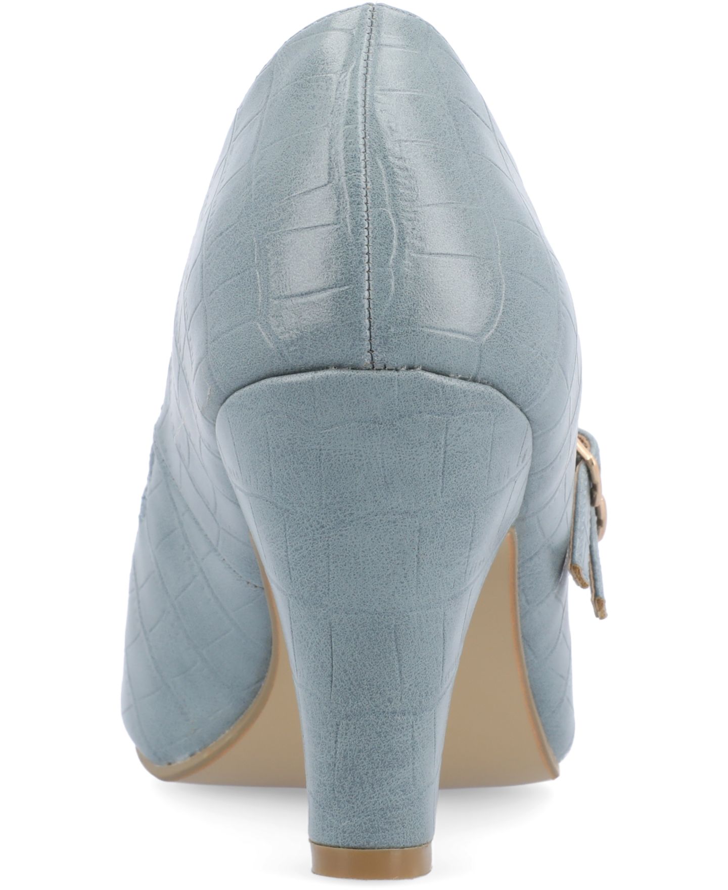 Женские туфли Journee Collection Windy Double Strap Mary Jane, цвет: Синий — фото 3