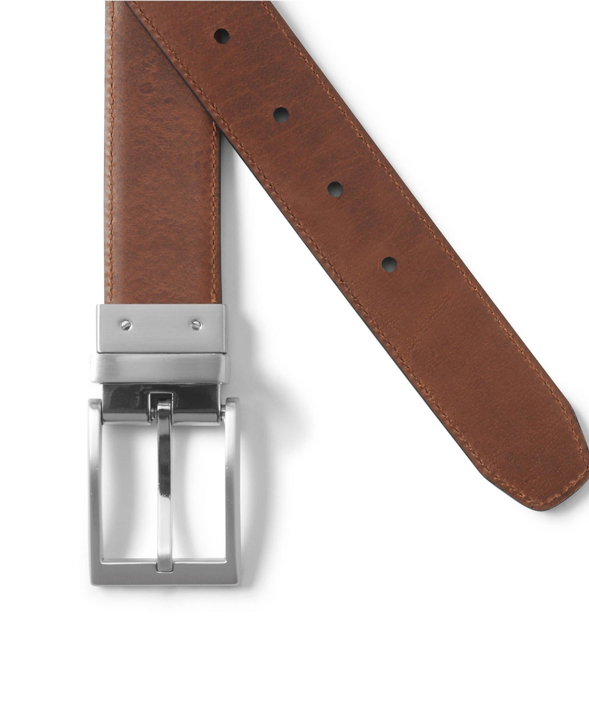 Lands' End Men's Reversible Belt -brown