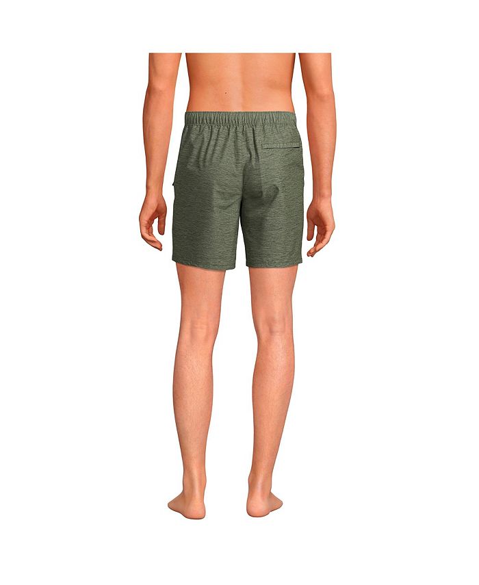 Lands' End Men's Unlined Hybrid Swim Shorts Macy's