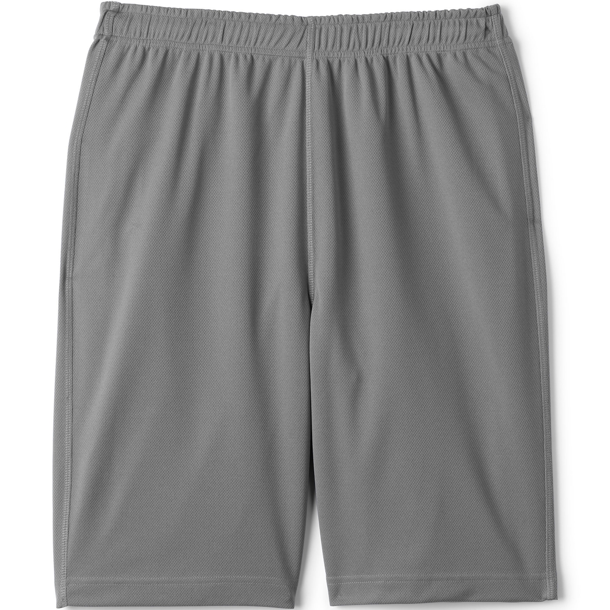 Men's School Uniform Mesh Gym Shorts - Stone gray