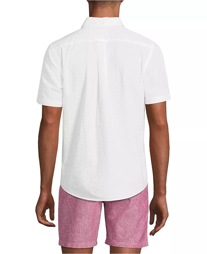 Men's Short Sleeve Seersucker Shirt - thumbnail 2