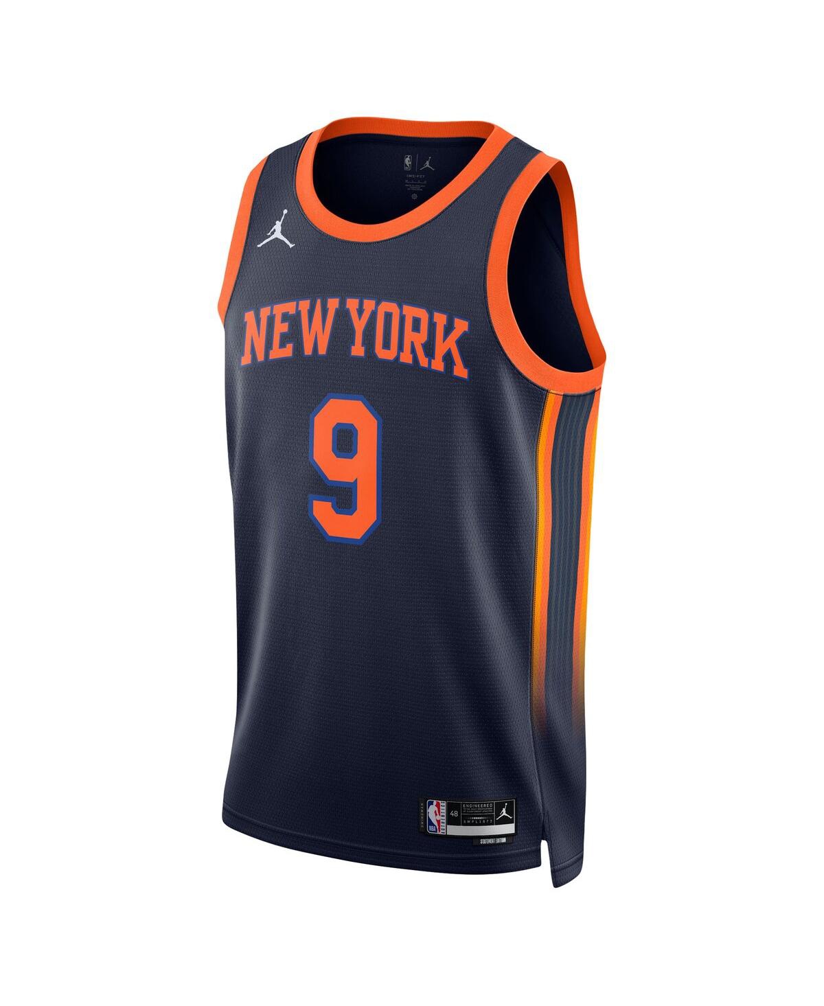 Men's Jordan Rj BarrettNew York Knicks Swingman Jersey - Statement Edition - Navy