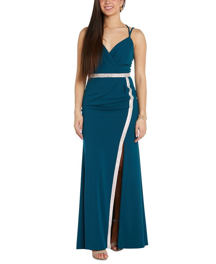 Macys nightway lace halter gown outlet