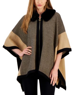 Anne klein poncho sweater best sale