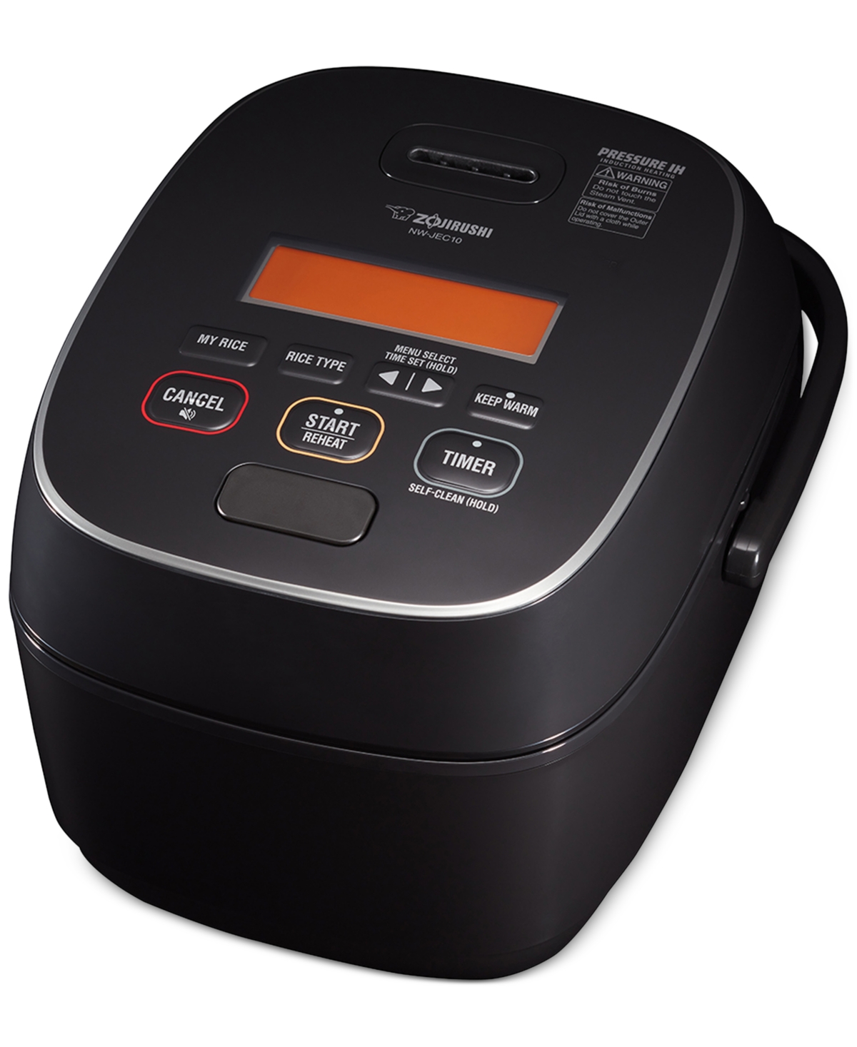 5.5-Cup Pressure Induction Heating Rice Cooker & Warmer - Black
