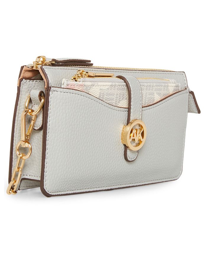 Anne Klein Boxed Wallet on a Chain with Removable Card Case Insert Set