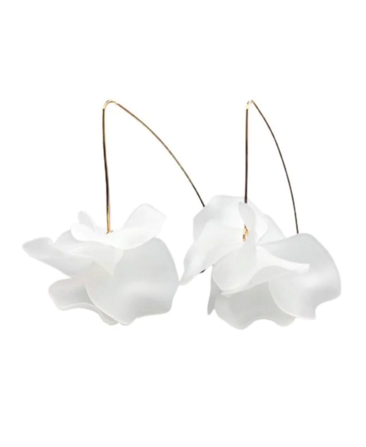 Accessory Concierge Air Bloom Drop Earrings In White