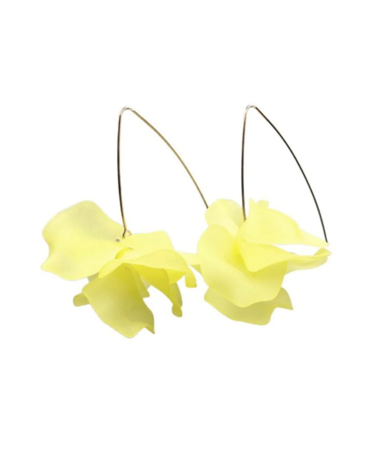 Accessory Concierge Air Bloom Drop Earrings In Yellow