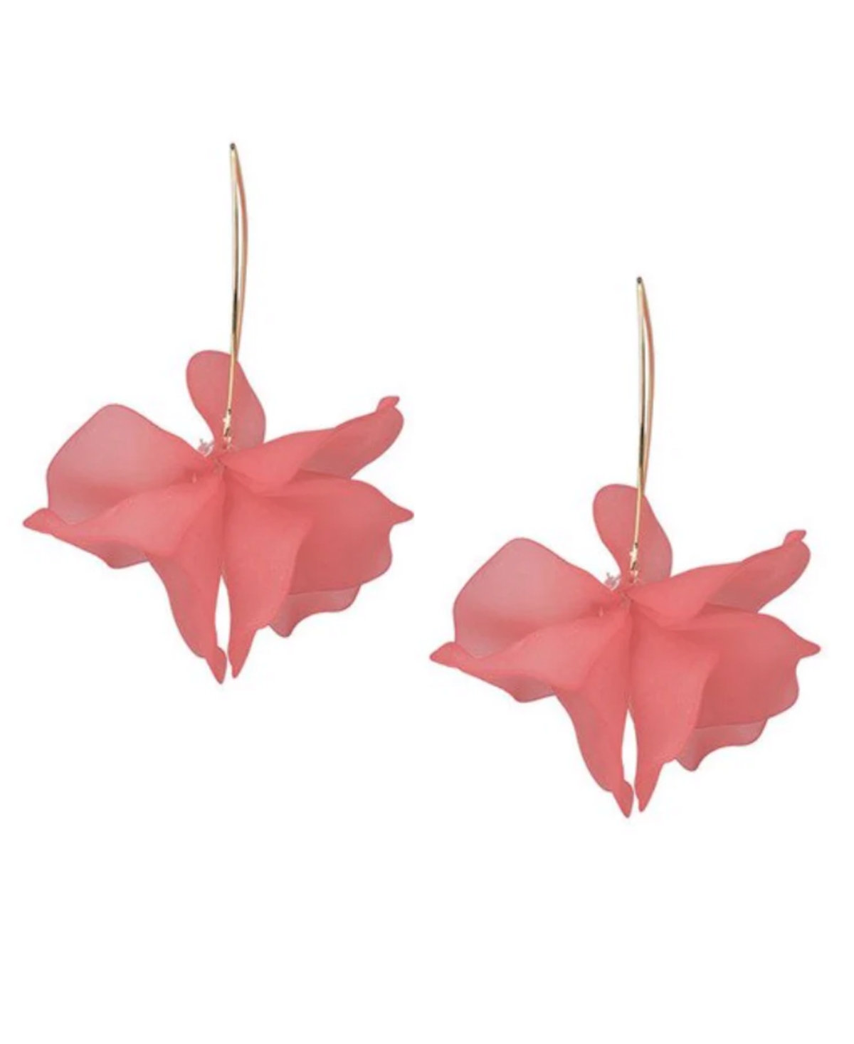 Accessory Concierge Air Bloom Drop Earrings In Rose