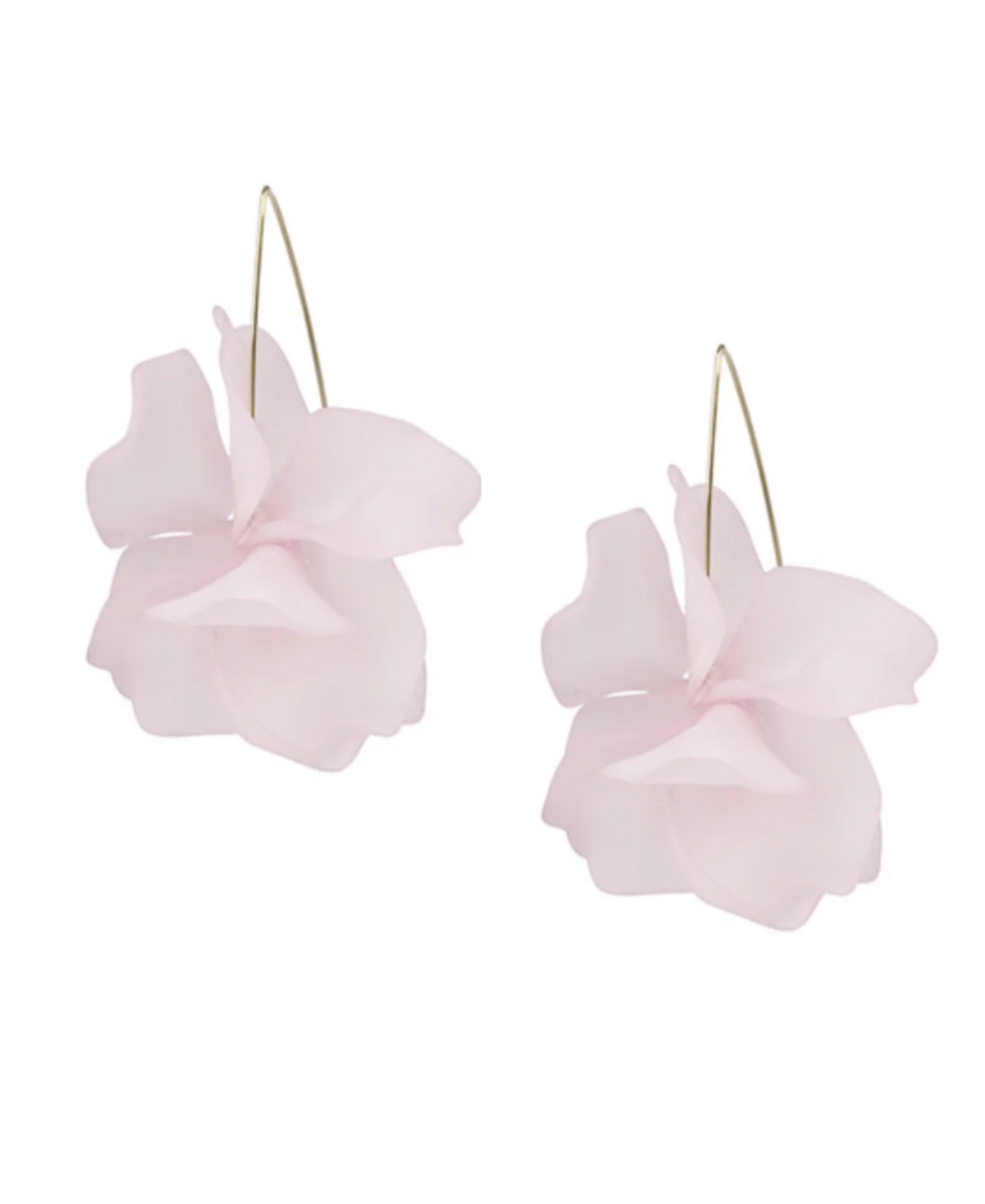 Accessory Concierge Air Bloom Drop Earrings In Light Pink