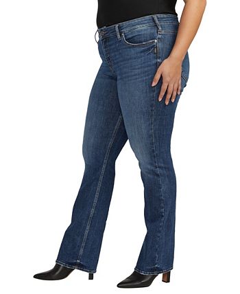 Buy Suki Mid Rise Slim Bootcut Jeans Plus Size for CAD 70.00