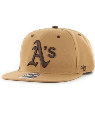 Men's '47 Brand Toffee Oakland Athletics Captain Snapback Hat - Macy's