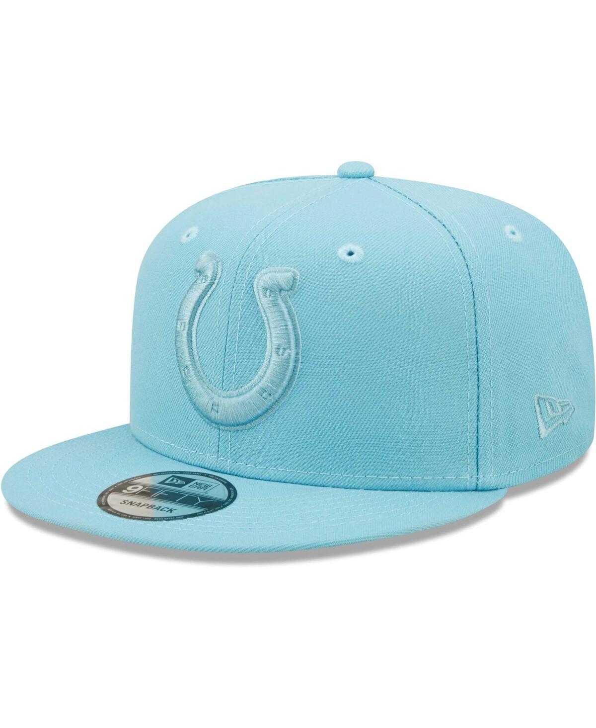 Shop New Era Men's  Aqua Indianapolis Colts Color Pack 9fifty Snapback Hat