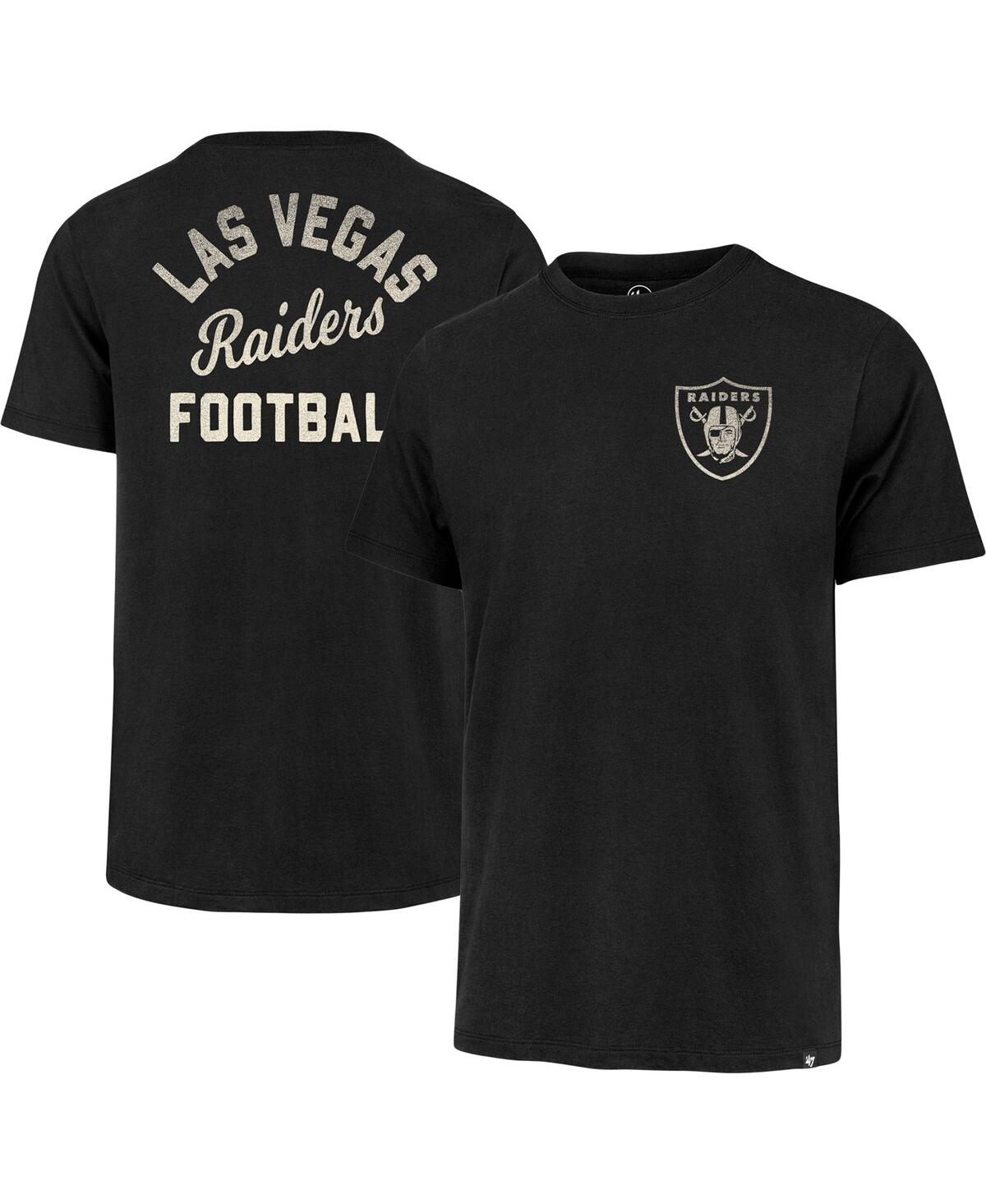 47 Brand Men's ' Black Las Vegas Raiders Turn Back Franklin T-shirt