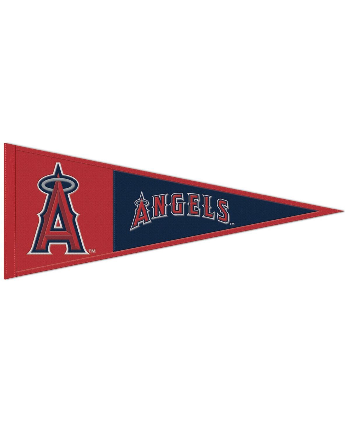 Wincraft Los Angeles Angels 13" X 32" Wool Primary Logo Pennant In Red,navy