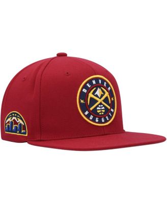 Men's Red Denver Nuggets Side Core 2.0 Snapback Hat