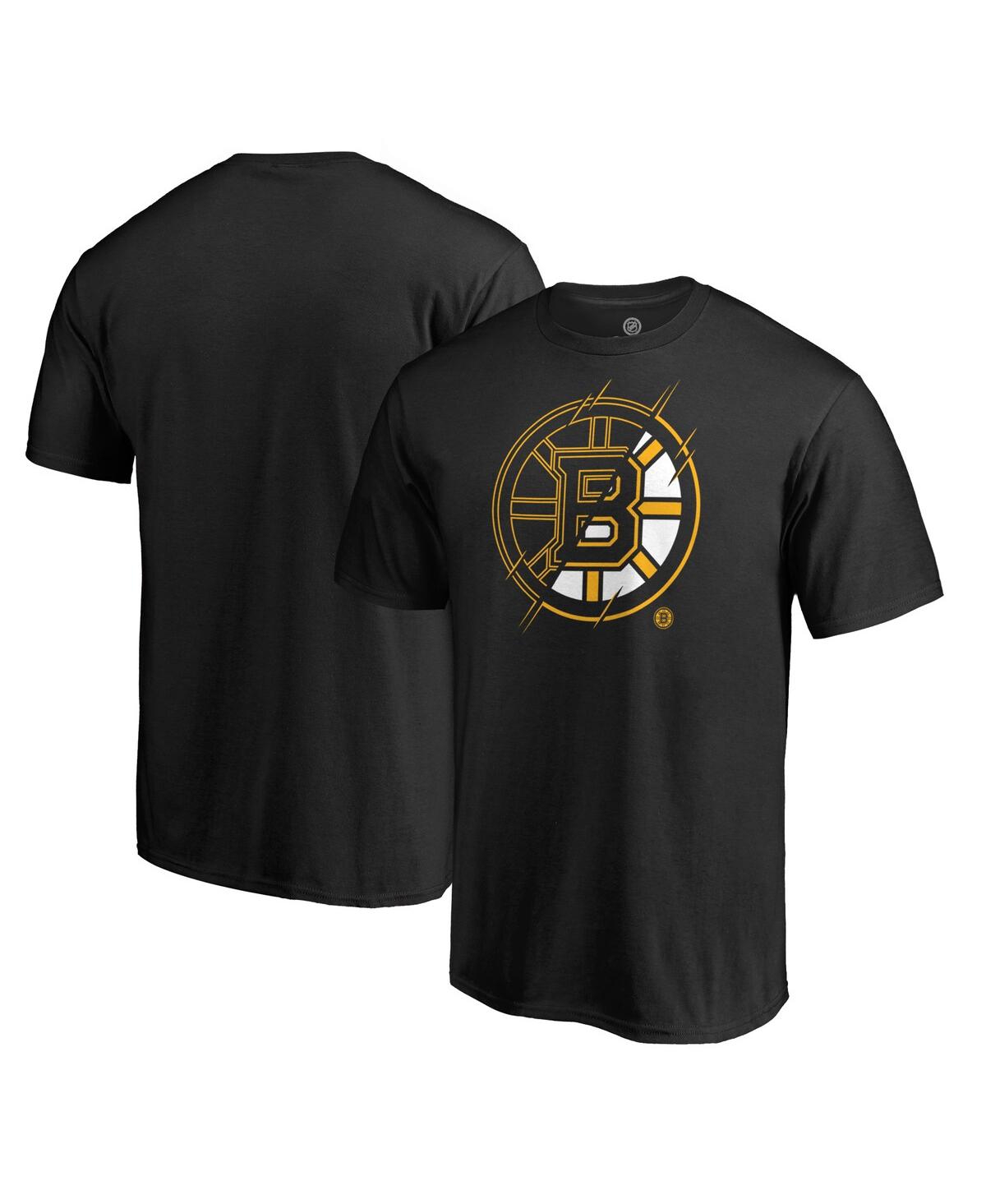 Fanatics Men's  Black Boston Bruins X-ray T-shirt In Black