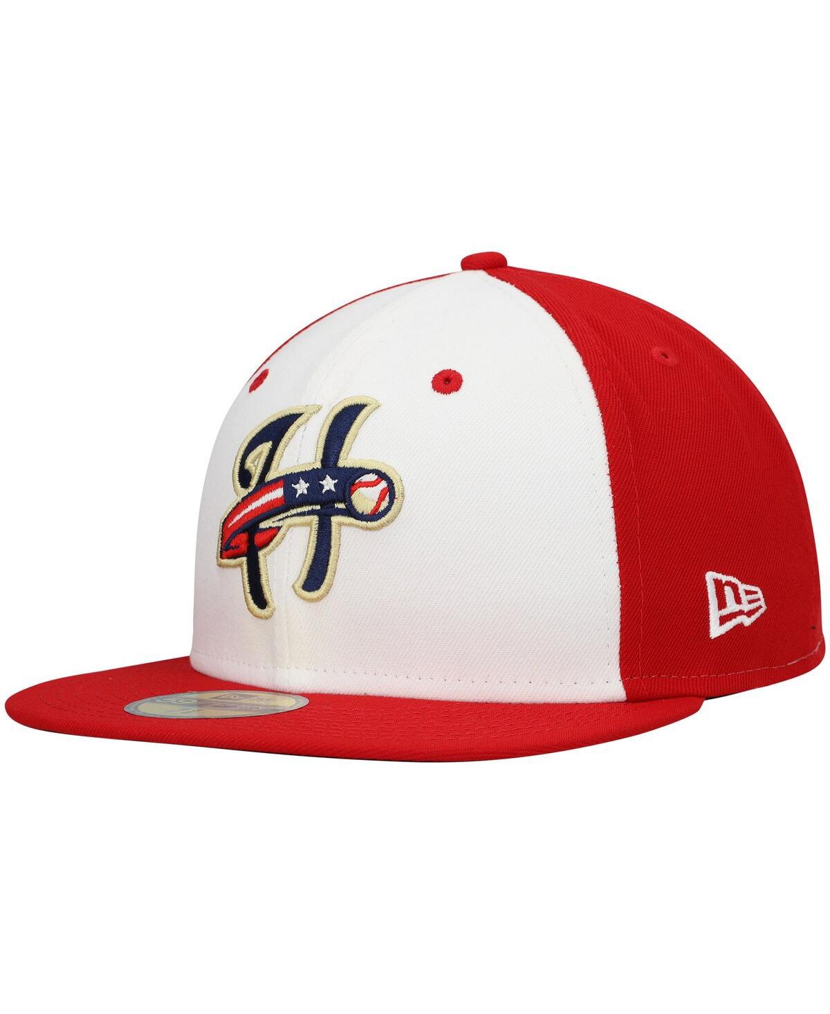 Men's New EraHarrisburg Senators Authentic Collection Team Alternate 59FIFTY Fitted Hat - White