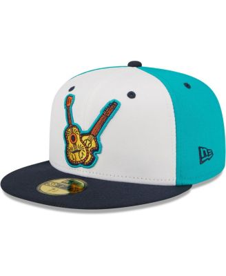 Men's White, Black Vihuelas de Nashville Copa De La Diversion 59FIFTY Fitted Hat