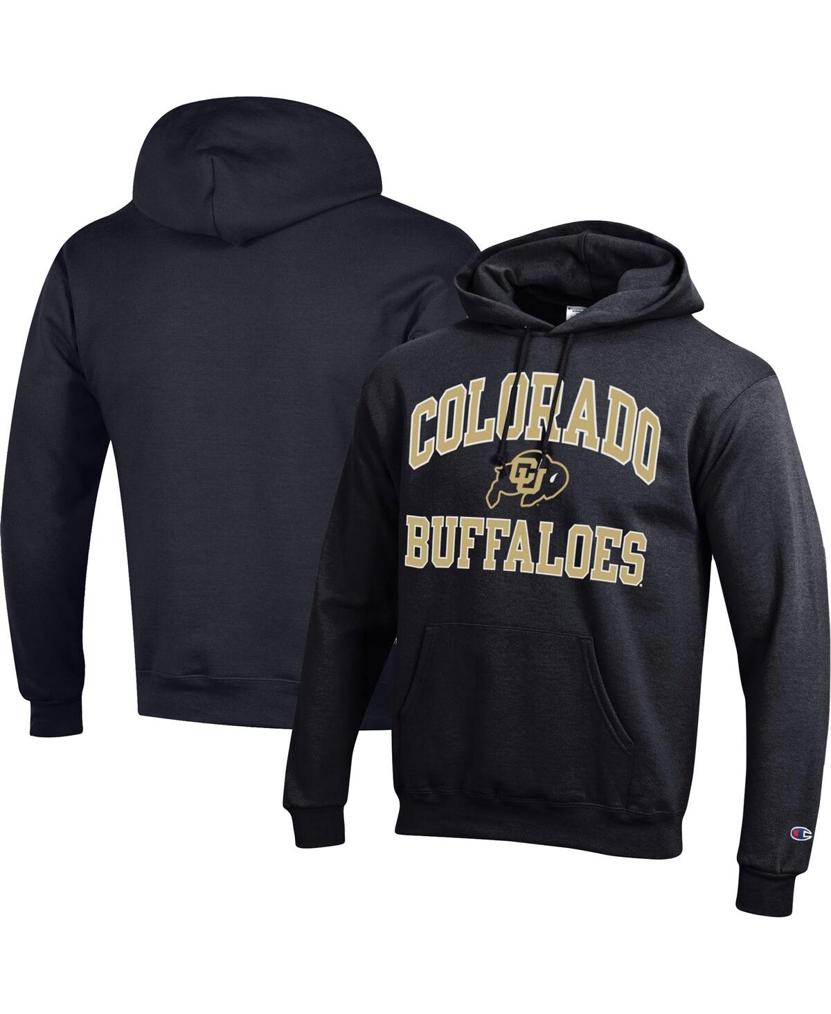 Men's ChampionColorado Buffaloes High Motor Pullover Hoodie - Black