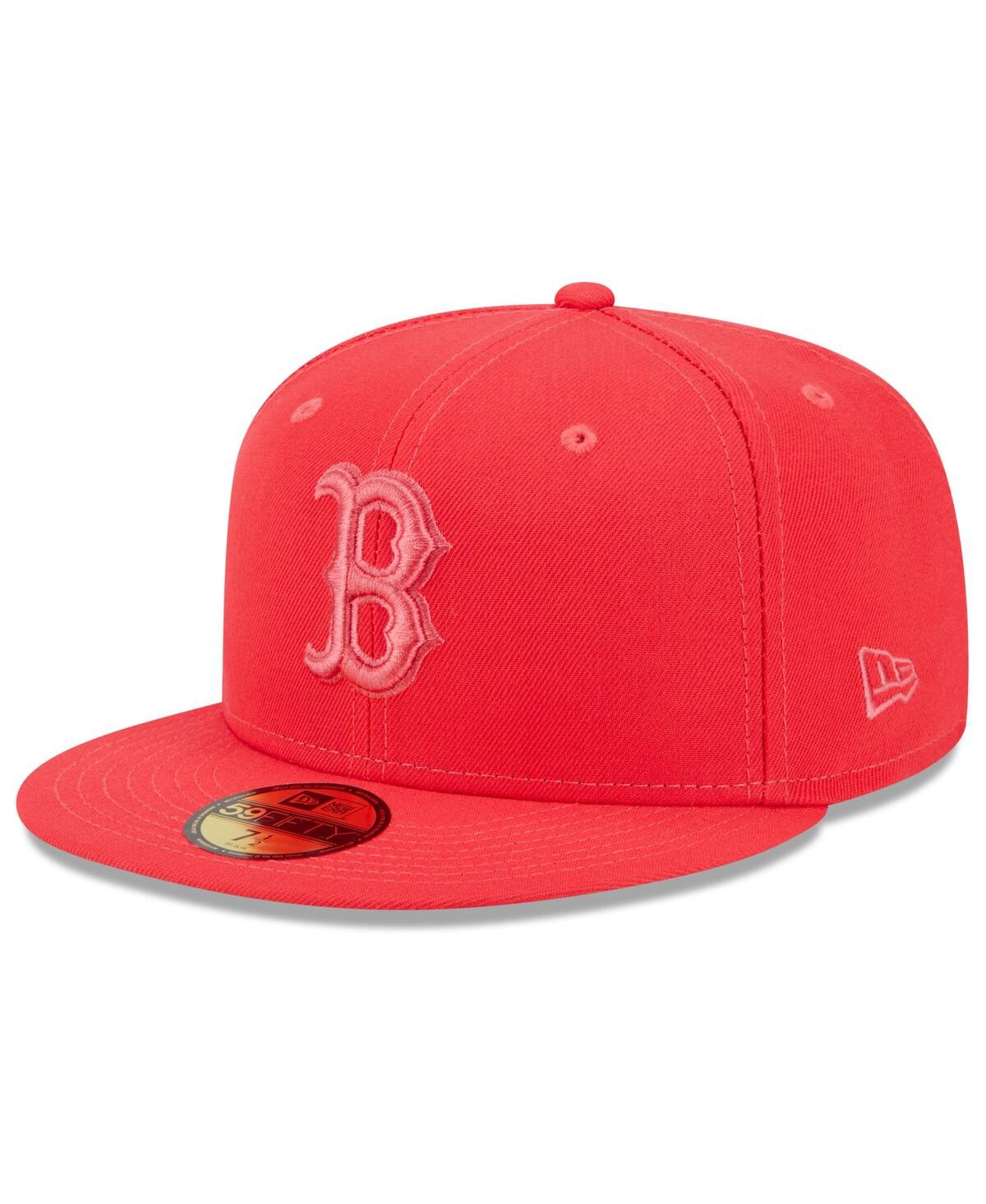 Men's New EraBostonSox 2023 Spring Color Basic 59FIFTY Fitted Hat - Red