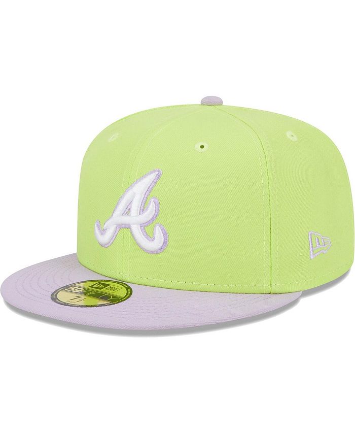 Men's New Era Green Atlanta Braves White Logo 59FIFTY Fitted Hat