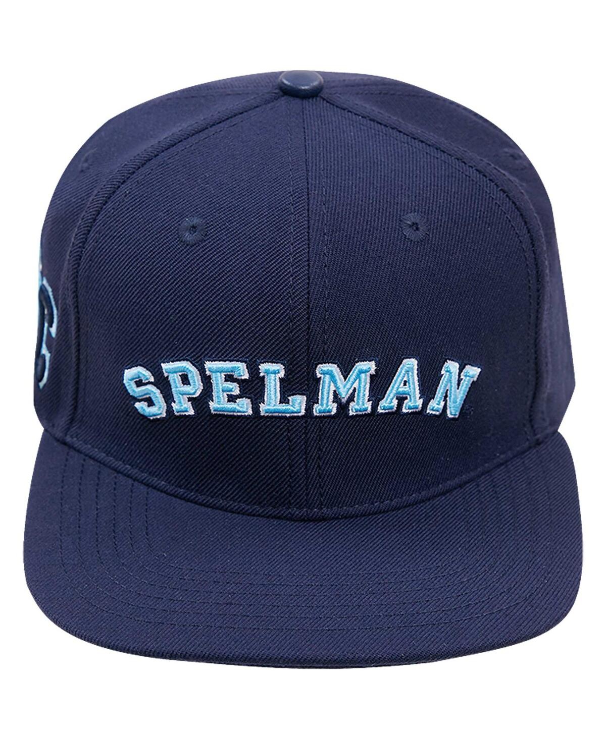Shop Pro Standard Men's  Navy Spelman College Jaguars Evergreen Spelman Snapback Hat