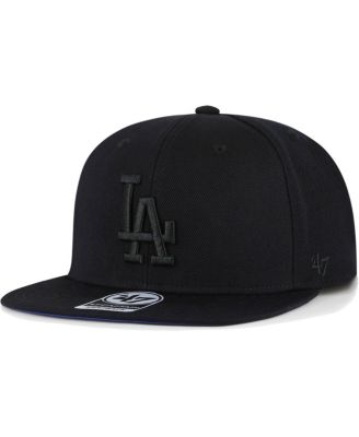 Men's '47 Brand Los Angeles Dodgers Black on Black Sure Shot