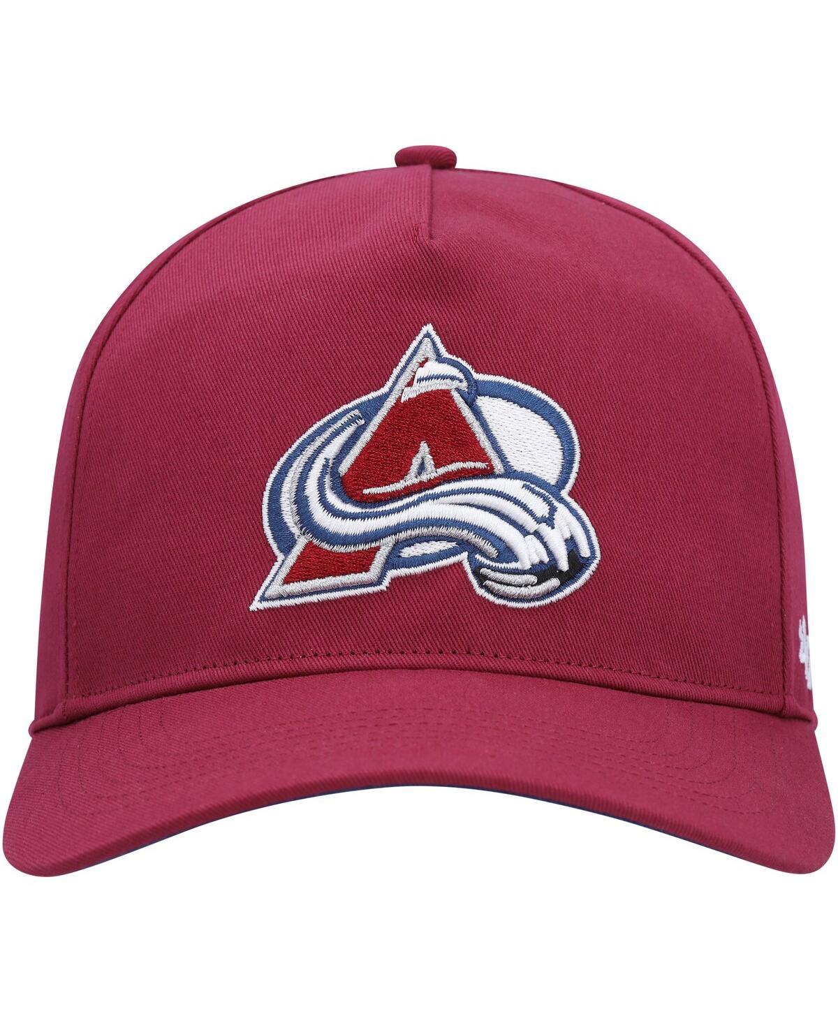 47 Brand Men's ' Burgundy Colorado Avalanche Primary Hitch Snapback Hat In Burgundy