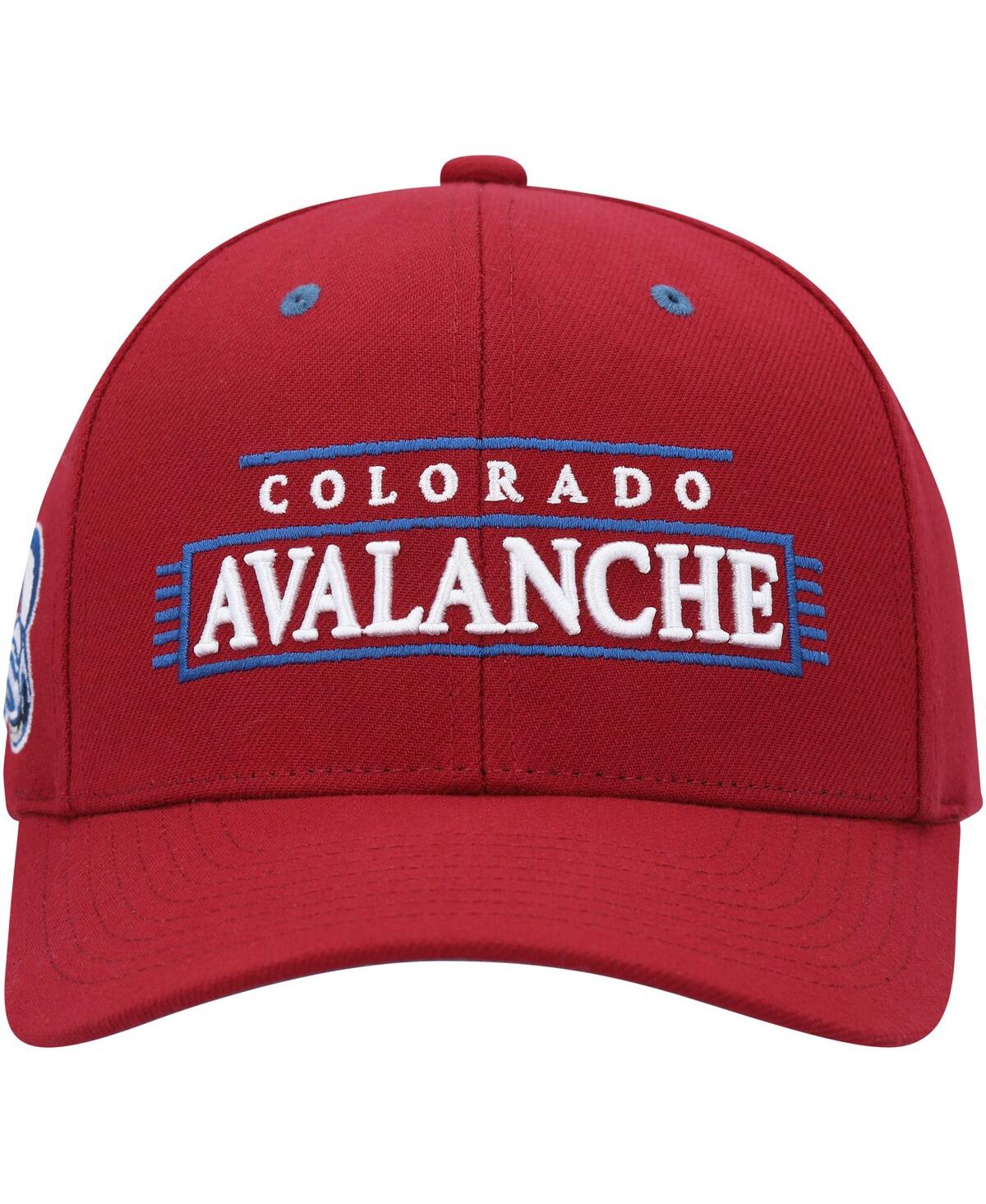 Mitchell & Ness Men's  Burgundy Colorado Avalanche Lofi Pro Snapback Hat In Burgundy