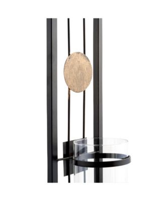 Set of Two Contemporary Metal Wall Sconces