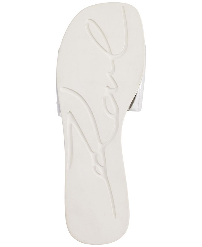 KARL LAGERFELD PARIS Women's Jeslyn Embellished Slide Sandals - Macy's