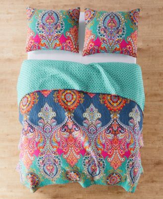 Fantasia Boho Reversible 2-Pc. Quilt Set, Twin/Twin XL
