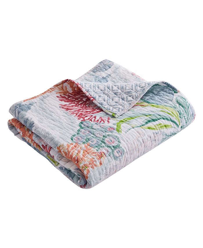 Levtex Home Sunset Bay Quilted Reversible Throw, 50
