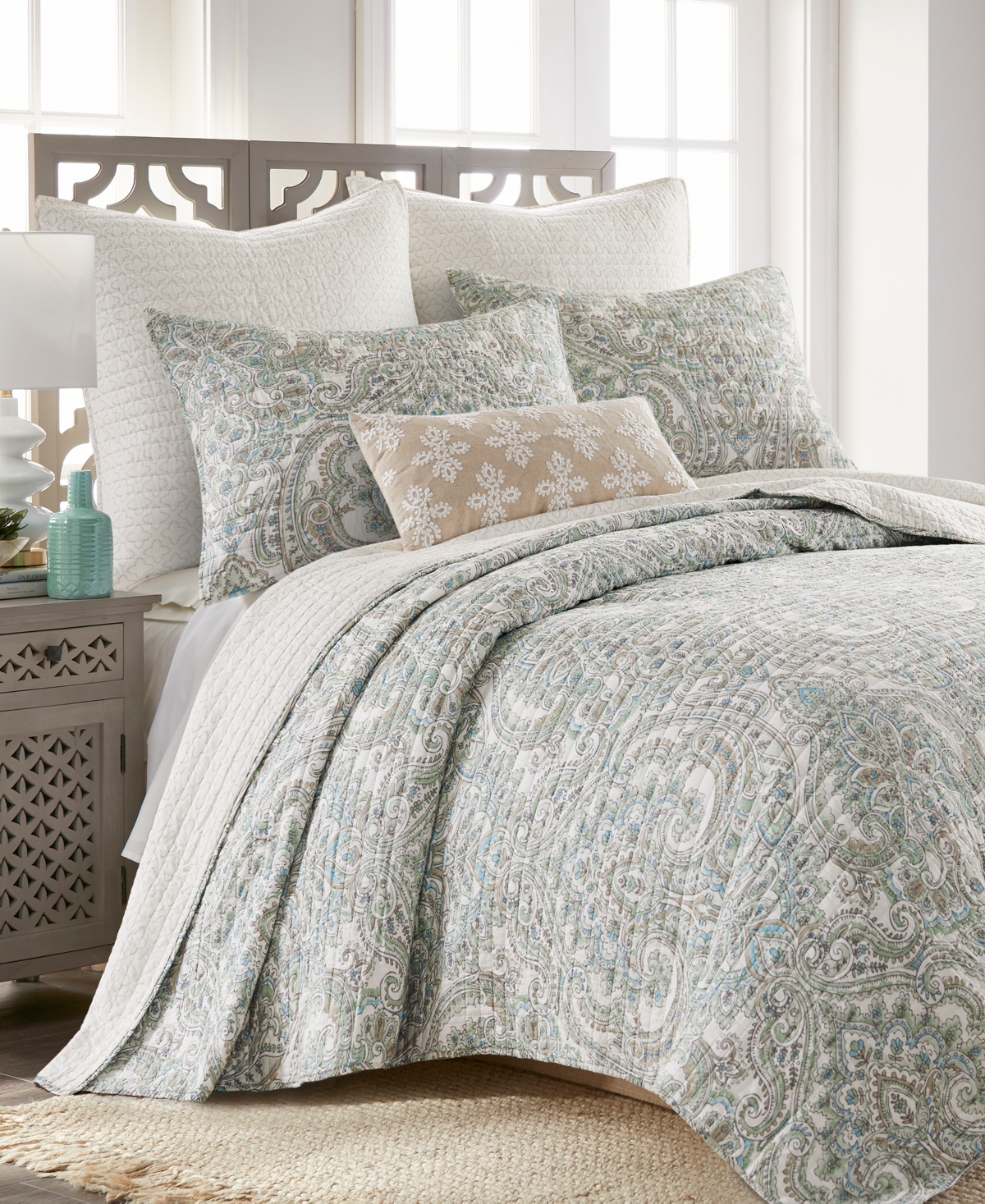 Levtex Assisi Reversible 3-Pc. Quilt Set, Full/Queen