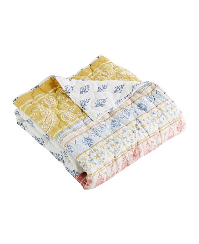 Levtex Home Tamiya Quilted Reversible Throw, 50