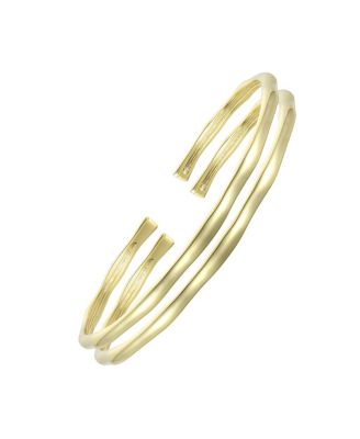 Sophisticated 14K Gold Plated Cuff Bracelet