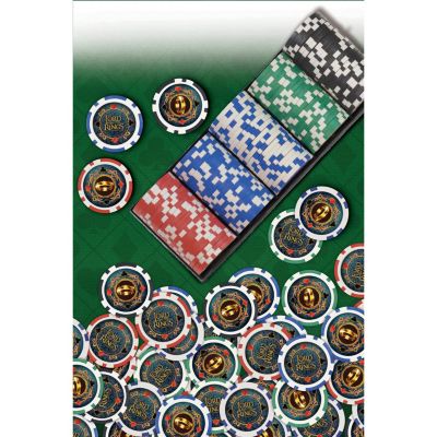 MasterPieces Casino Style 100 Piece Poker Chip Set - Lord of The Rings