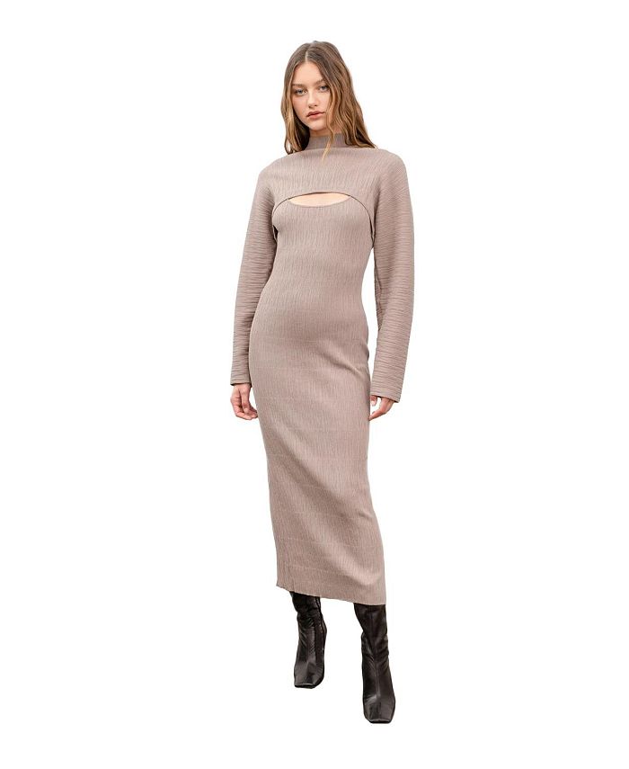 Moon river 2025 sweater dress