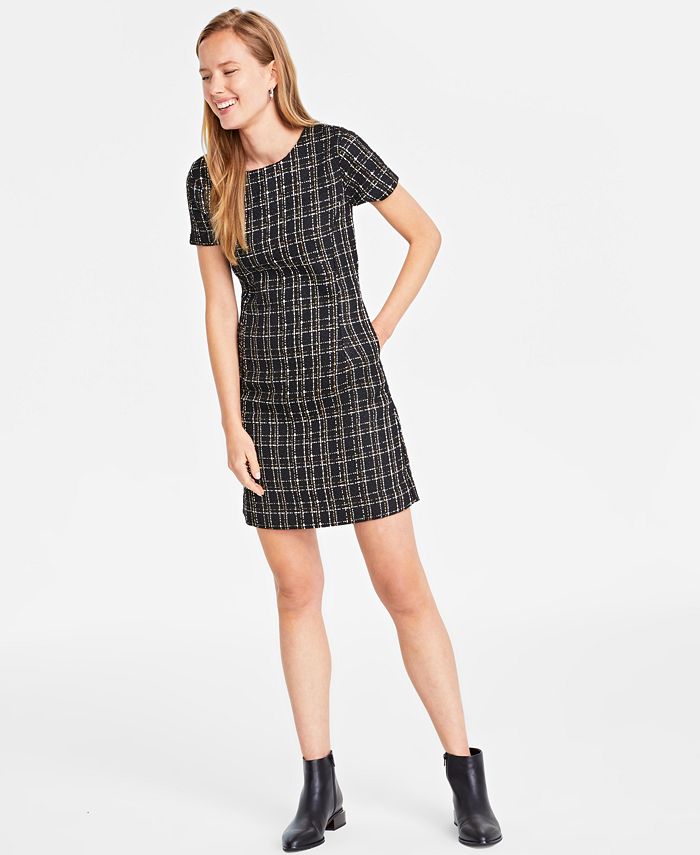 On 34th Women's Tweed Mini Dress, Created for Macy's - Macy's