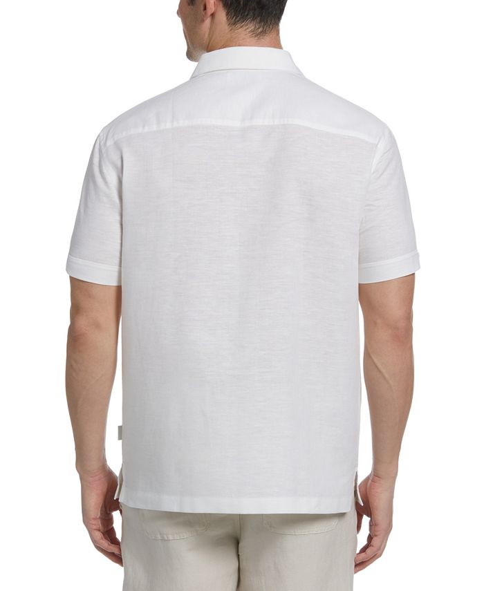 Cubavera Men's Slim Fit Cotton Shirt – Lightweight, Resort Style | Button-Up For Casual Or Dressy Looks - View #8