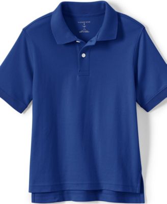 Boys Short Sleeve Interlock Polo Shirt
