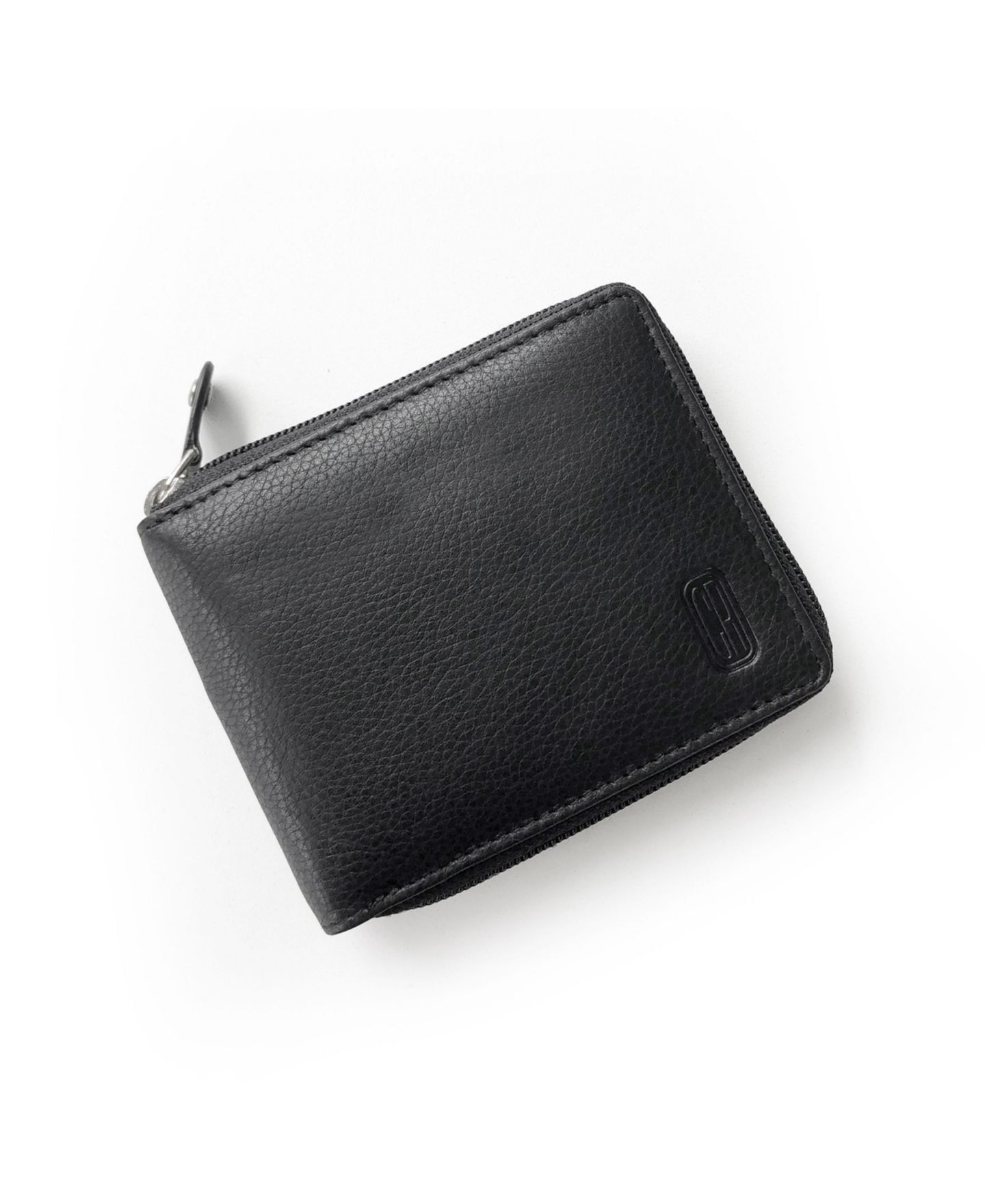 Мужской кошелёк Club Rochelier Zip Around Billfold Wallet, цвет: Чёрный — фото 1