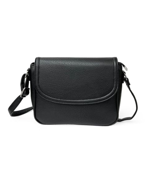 Женская сумка Nicci Ladies Crossbody Bag with Front Flap, цвет: Чёрный