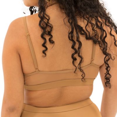 Plus Size Nude Shade Wireless Comfort Full Coverage Bralette