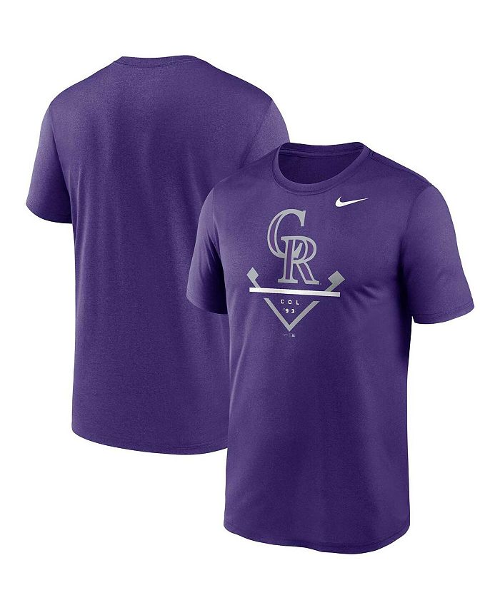 Nike Men's Purple Colorado Rockies Big and Tall Icon Legend Performance T- shirt - Macy's