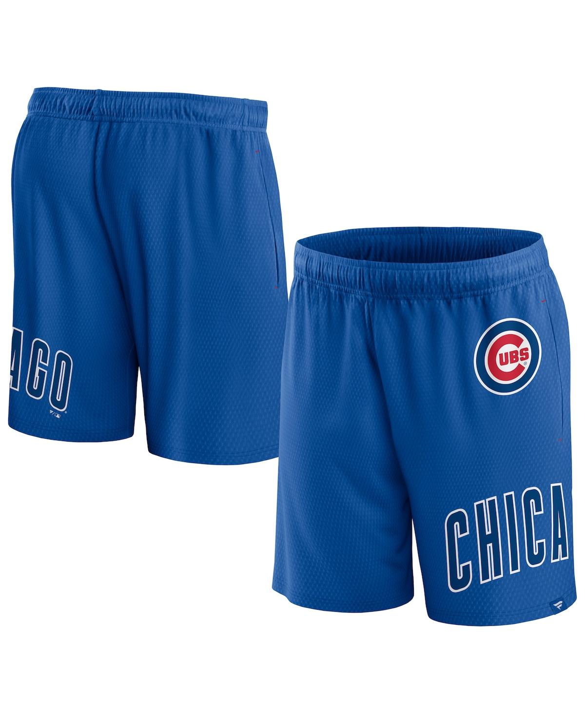 Men's FanaticsChicago Cubs Clincher Mesh Shorts - Royal